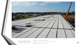 CAPÍTULO 1: SISTEMAS ESTRUCTURALES
CURSO: ESTRUCTURACIÓN, PREDIMENSIONAMIENTO Y ANÁLISIS
DE EDIFICIOS
ING. CHRISTIAN ASMAT GARAYCOCHEA
164
 