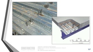 CAPÍTULO 1: SISTEMAS ESTRUCTURALES
CURSO: ESTRUCTURACIÓN, PREDIMENSIONAMIENTO Y ANÁLISIS
DE EDIFICIOS
ING. CHRISTIAN ASMAT GARAYCOCHEA
167
 