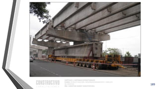 CAPÍTULO 1: SISTEMAS ESTRUCTURALES
CURSO: ESTRUCTURACIÓN, PREDIMENSIONAMIENTO Y ANÁLISIS
DE EDIFICIOS
ING. CHRISTIAN ASMAT GARAYCOCHEA
189
 