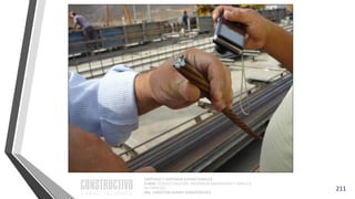 CAPÍTULO 1: SISTEMAS ESTRUCTURALES
CURSO: ESTRUCTURACIÓN, PREDIMENSIONAMIENTO Y ANÁLISIS
DE EDIFICIOS
ING. CHRISTIAN ASMAT GARAYCOCHEA
211
 