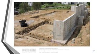 CAPÍTULO 1: SISTEMAS ESTRUCTURALES
CURSO: ESTRUCTURACIÓN, PREDIMENSIONAMIENTO Y ANÁLISIS
DE EDIFICIOS
ING. CHRISTIAN ASMAT GARAYCOCHEA
27
 