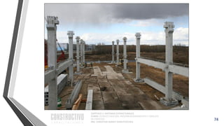 CAPÍTULO 1: SISTEMAS ESTRUCTURALES
CURSO: ESTRUCTURACIÓN, PREDIMENSIONAMIENTO Y ANÁLISIS
DE EDIFICIOS
ING. CHRISTIAN ASMAT GARAYCOCHEA
74
 