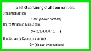 Sets Introduction | PDF