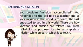 C1 L2 TEACHING AS A VOCATION AND MISSION.pptx