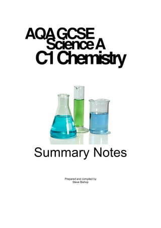 Summary Notes
Prepared and compiled by
Steve Bishop
 