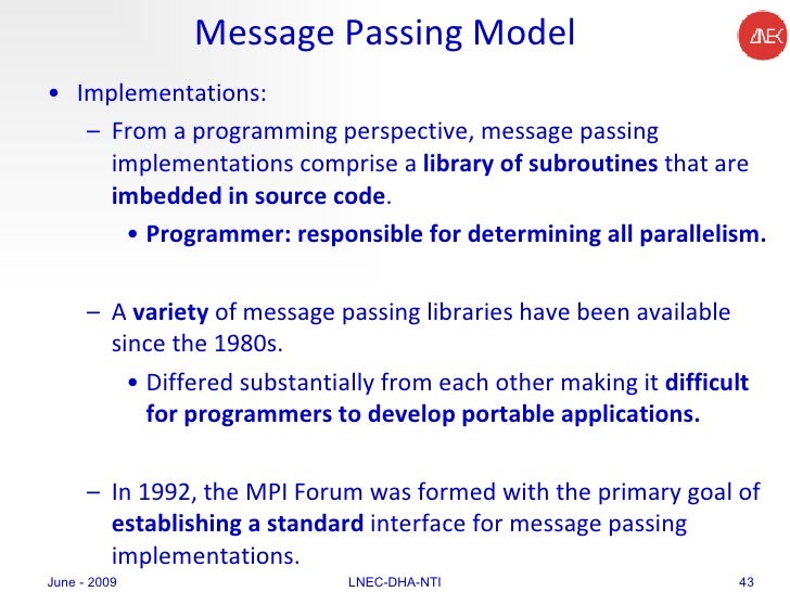 Tutorial on Parallel Computing and Message Passing Model - C1