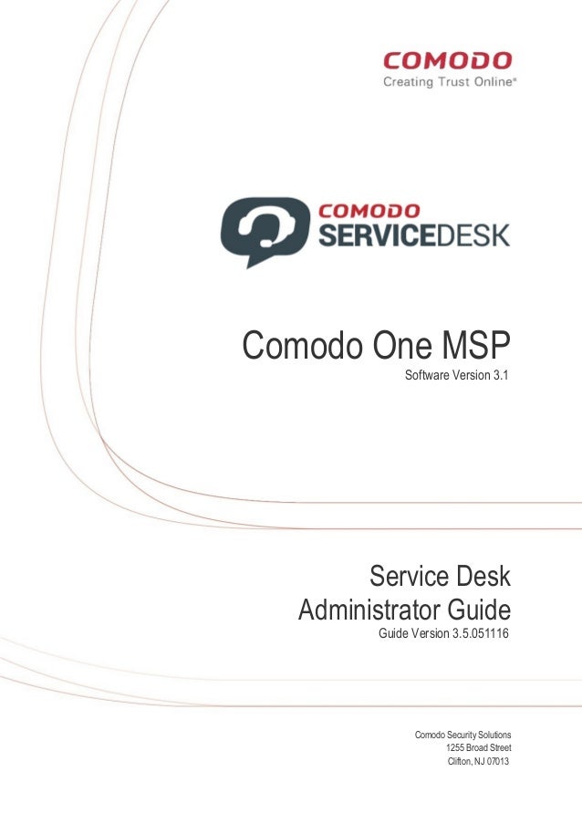 Comodo One It Help Desk Ticketing System