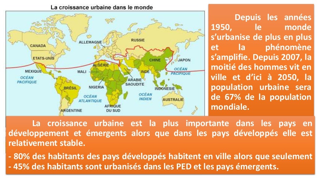 L Urbanisation Du Monde 4ème Controle Quizz