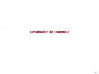 construction de l’automate

37

 