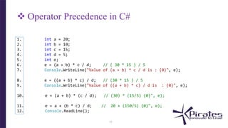 C # (2) | PPT