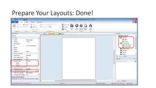 Prepare Your Layouts: Done!
 