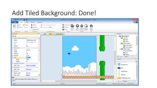 Add Tiled Background: Done!
 