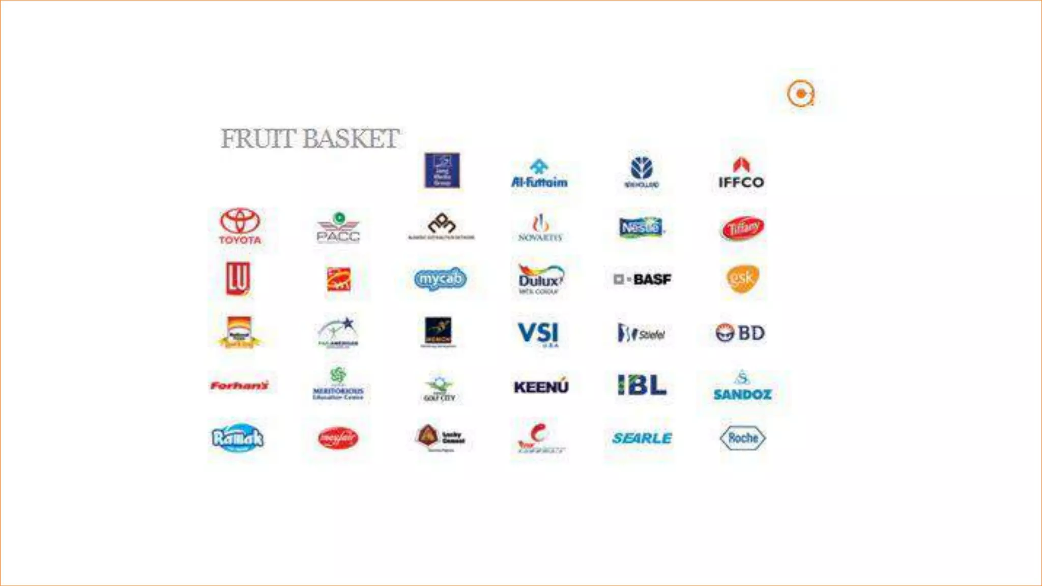 FRUIT BASKET
2
 