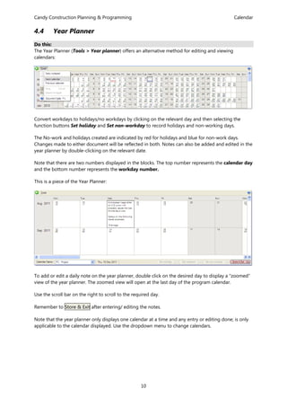 Candy construction planning and programming | PDF