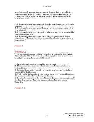 Exam-C2070 991-IBM FileNet P8 V5.2.1, Deployment Professional