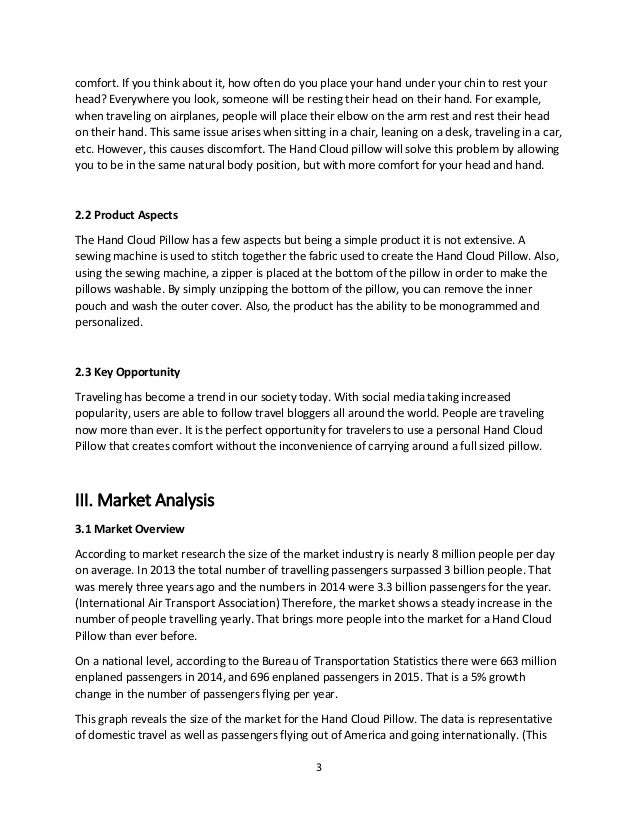 Business Plan Hand Cloud Pillow