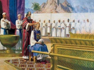 Na 1ª Leitura, vemos que a Palavra não é Monopólio de ninguém.
(Nm 11,25-29)
- Moisés já idoso sente-se incapaz de continuar dirigindo o povo:
"Sozinho não posso mais carregar esse povo".
- O Senhor lhe propõe a escolher 70 anciãos que,
depois de ungidos pelo Espírito, o ajudariam nessa tarefa.
- Deus derramou o seu espírito sobre 70 anciãos,
que se puseram logo a profetizar, mas não continuaram.
E dois, que não estavam no grupo, começaram a profetizar…
 