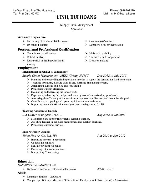 Linh Resume Linh Resume