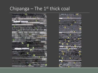Chipanga – The 1st thick coal
 