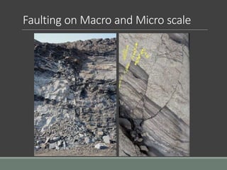 Faulting on Macro and Micro scale
 