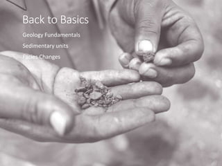 Back to Basics
Geology Fundamentals
Sedimentary units
Facies Changes
 
