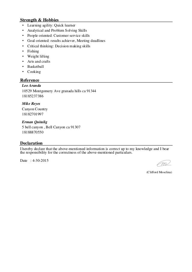 quick learner resumes