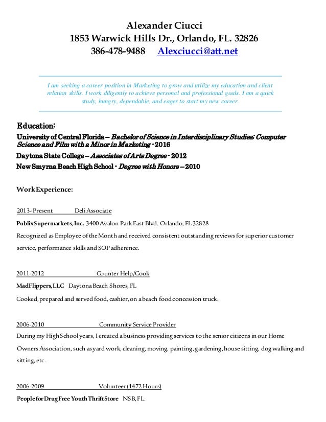 Alex Ciucci Resume 17m Pdf Alex Ciucci Resume 17m Pdf