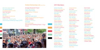 2011 Members
Sonya Arbuckle
Rebecca Armstrong
Lindsey Baggette
Alex Ballenger
Rani Ban
Alex Beard
Jessica Burg
Eric Carnell
Heydi Carter
Brian Cervino
Jared Cheshire
Fiona Cheung
Chase Clancy
Domenica Clark
Eduardo Contreras
Emma Cotter
Sara Cullen
Chiara D’Angelo
David Dawes
April Dembeck
Brecken Diller
Dan Droz
Donna Dudley
Kevin Erickson
Andre Estournes
Angie Evins
Rosie Faulkner
Jaimee Garbacik
Rowdy Gleason
David Gordon
Ian Gwin
Danae Hackett
Emily Hardy
Starr Harris
Brandie Henry
Nick Herold
Tom Heuser
Annie Holden
Kisha-Marie Jones
Meerea Kang
Henry Kaye
Colin Kelley
Alison Kreitzberg
Jasmin Kwan
Lorissa La
Michael Lane
Raya Leary
David Lewis
Julia Lipscomb
Matt Long
Bre Lucero
Travis Maisch
Monica Martinez
Marc Mazique
Naomi McCain
Brad Mohoric
Kristina Moravec
Sam Neu
Karin Nord
Sequoia O’Connell
Robert Peterson
Alex Pincus
Amy Pinon
Carli Plute
Chris Reath
Jess Rees
Justin Renard
Stephanie Riedl
Ryan Rood
Scott Schroeder
Lena Severns
Theo Shure
Johnathan Smith
Dana Snyder
Eric Stewart
Katie Swain
Willow Tacla
Kara Tronsen
Quixote Vassilakis
Christopher  Wiggin
Barrett Wilkowski
Leigh Woody
Chester Zeller
NW Chocolate Festival
The Service Board
UmojaFest Peace Center
Vain Hair Salon
vitaminwater
WA Bus
WA Lawyers for the Arts
Youth In Focus
YouthCare - Orion Center
Zine Archive Publishing Project (ZAPP)
Partial Partnership List (from DFUj):
All Ages Movement Project
Nova High School
Hollow Earth Radio
Bumbershoot / OneReel
Folklife
Sasquatch
Learning Center North
Seattle Youth Employment Program
Urban Outfitters
Seattle Art Museum
Shunpike
Vera Groningen
Zine Archive Publishing Project / Hugo
House
 