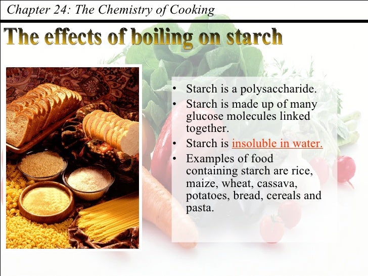 C24 the chemistry of cooking