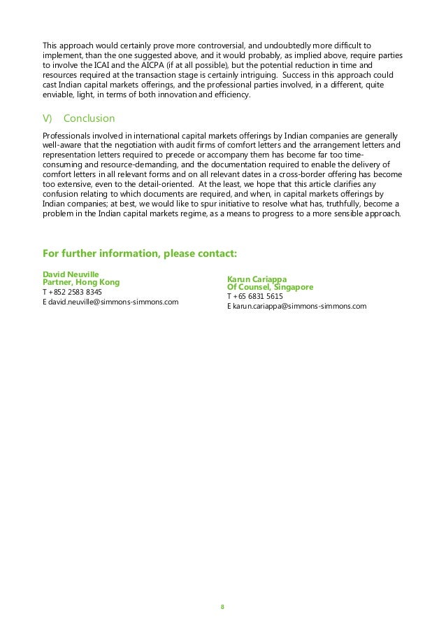 Sample Comfort Letter To Underwriter Sample Comfort Letter To Underwriter