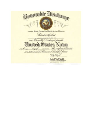 Naval Certificate