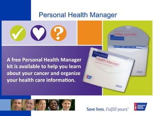 Personal Health Manager
 