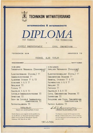 SACPCMP and DIPLOMA