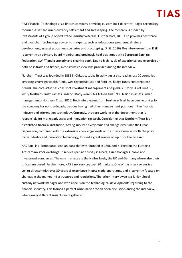 Master thesis international trade