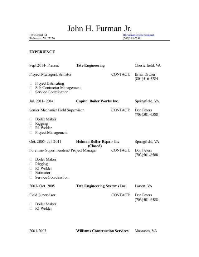 harlie resume rev 10 2016 capitol boiler works inc