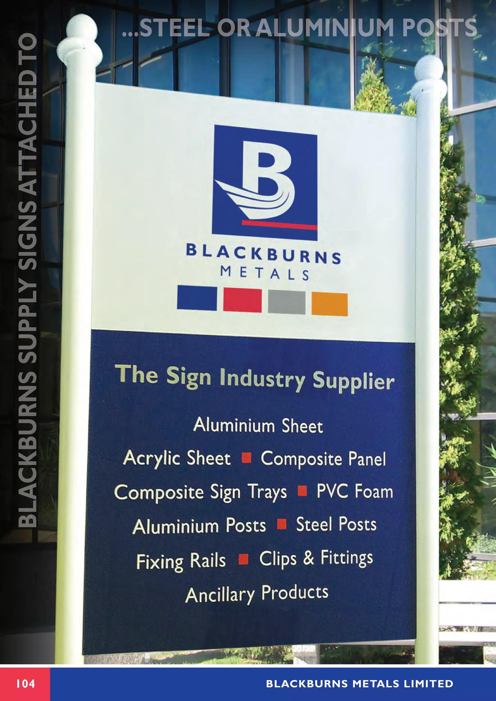 104 BLACKBURNS METALS LIMITED
 