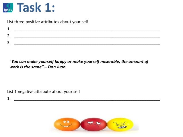 positive attributes list