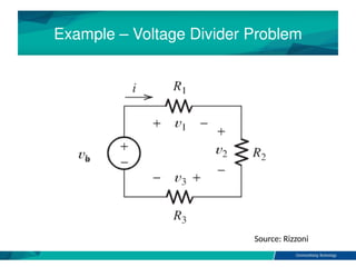 Voltage Divider Example Problems C2B - Voltage and Current DividerC2B - Voltage and Current Divider.pptx