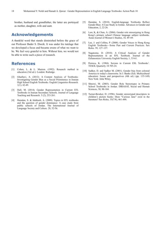 Gender Representation in English Language Textbooks Action Pack 10 | PDF