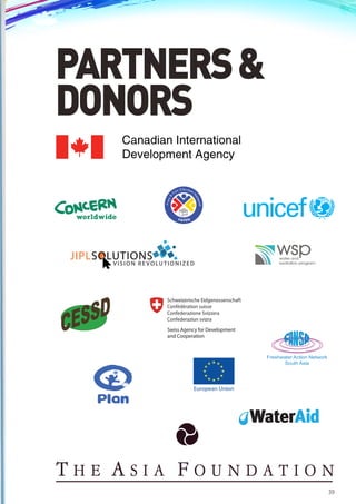 39
PARTNERS&
DONORS
 