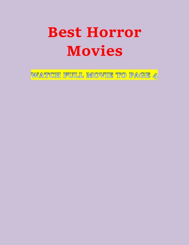 Watch Best Horror Movies On Hulu - Best Horror Movies On ...