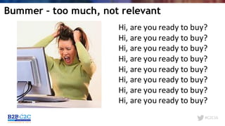 #C2C16
Hi,	are	you	ready	to	buy?
Hi,	are	you	ready	to	buy?
Hi,	are	you	ready	to	buy?
Hi,	are	you	ready	to	buy?
Hi,	are	you	ready	to	buy?
Hi,	are	you	ready	to	buy?
Hi,	are	you	ready	to	buy?
Hi,	are	you	ready	to	buy?
Bummer – too much, not relevant
 