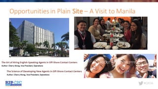 #C2C16
Opportunities	in	Plain	Site – A	Visit	to	Manila
 
