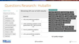 #C2C16@leeodden
Questions	Research:	Huballin
h/t	paddy	moogan
 