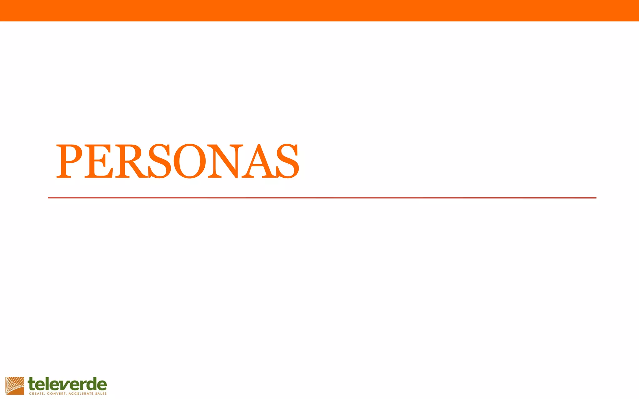 PERSONAS
 