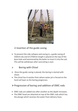 Dcm Piling DMC Piling | PDF