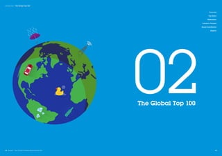 02The Global Top 100
24  BrandZ™ Top 100 Most Valuable Global Brands 2014 25
Section 02  |  The Global Top 100
Overview
Top Risers
Newcomers
Category Changes
Brand Contribution
Regions
 