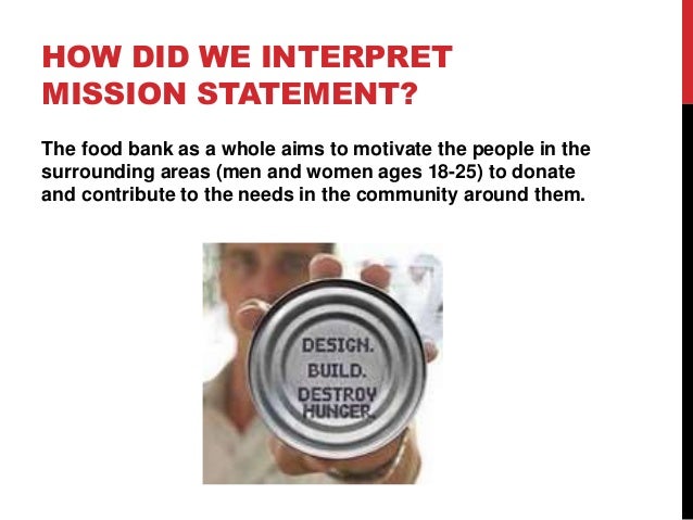 Food Bank Presentation