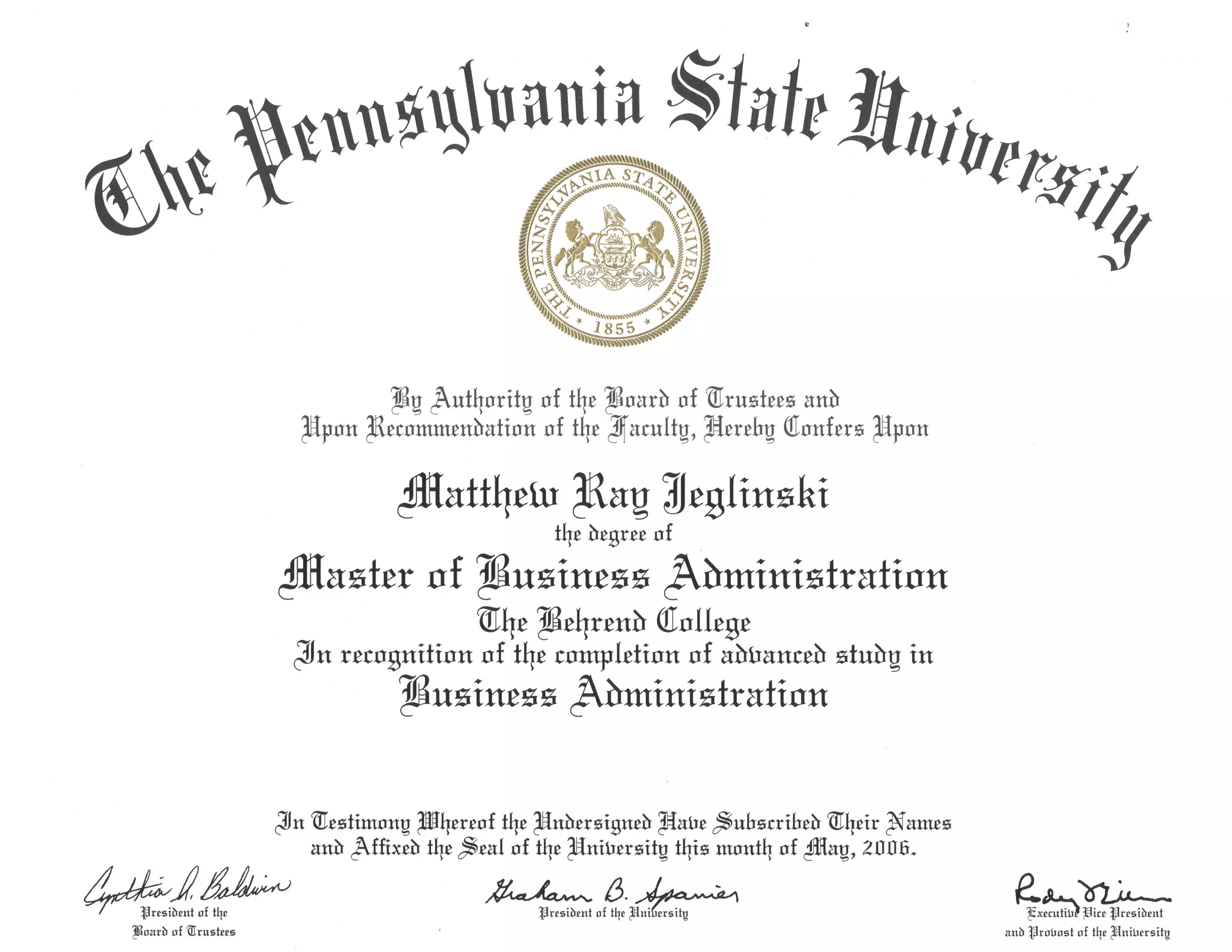 Penn State Diploma | PPT