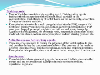 TABLETS | PPTX | Pharmaceutical Industry | Industries